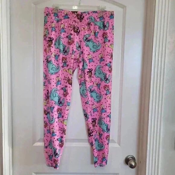 Nickelodeon Rugrats Women's Pink Poly/Spandex Pajama Pants - Picture 8 of 12